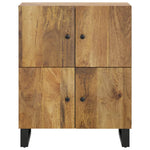 Sideboard with 4 Doors 60x33x75 cm Solid Wood Mango 352920