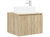 Wall-mounted Sink Vanity Sonoma Oak 49.5 x 44.5 x 65.5 cm 890464