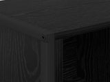 Book Cabinet Black Oak 68 x 30 x 108.5 cm Engineered Wood 886540