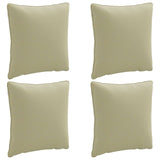 4-Piece Back Cushions PUTTEN 4 pcs 100% Polyester Light Green 945110