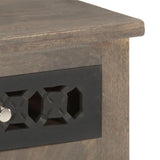 Bedside Cabinet 40x30x50 cm Solid Mango Wood 288101