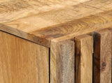 Bathroom Sink Cabinet 62x34x58 cm Solid Wood Rough Mango 377529