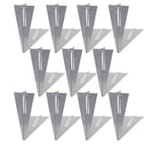 Chain Link Fence with Posts Spike Steel 0,8x25 m 140753