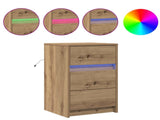 Bedside Cabinet Artisan Oak 38 x 34 x 61 cm Engineered wood 868931
