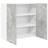 Hanging Cabinet Concrete Grey 80 x 31 x 80 cm Engineered Wood 884285