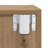 TV Cabinet Set Wall-mounted 2 pcs Artisan Oak Engineered Wood 3393356
