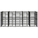Outdoor Dog Kennel Steel 9.22 m 3097940