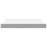 Pocket Spring Bed Mattress Medium Light Grey 152x203x20 cm Queen 347878