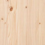 Coffee Table Natural 80 x 80 x 45 cm Solid Pine Wood 892767