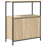 Bathroom Cabinet with Shelves Sonoma Oak 76.5x35x95 cm 861918