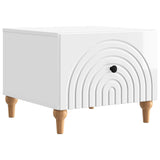 Coffee Table High Gloss White 49 x 50 x 40 cm Engineered Wood 894279