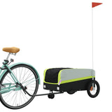Bike Trailer Black and Green 30 kg Iron 94060