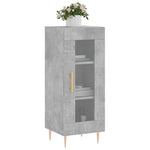 ZNTS Sideboard Concrete Grey 34.5x34x90 cm Engineered Wood 828784