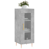 ZNTS Sideboard Concrete Grey 34.5x34x90 cm Engineered Wood 828784