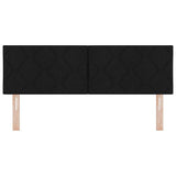 Headboard with Headboard Black 144 cm Faux Leather 42007243