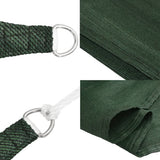 Sunshade Sail 160 g/m Dark Green 5x6x6 m HDPE 311483
