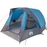 Family Tent Cabin 6-Person Blue Waterproof 4100668
