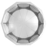 Planter Silver 60 x 60 x 35 cm Galvanised Steel 883743