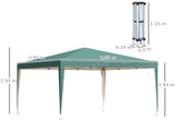 3 x 3M Garden Pop Up Gazebo Height Adjustable Marquee Party Tent Wedding Canopy with Carrying Bag, T3398P314683