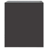 Bedside Cabinet Black 34.5x39x44 cm Steel 841619