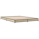 Bed Frame without Mattress Sonoma Oak 120x200 cm 845152