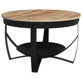 Coffee Table 68x43 cm Rough Mango Wood 320794