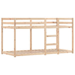 ZNTS Bunk Bed without Mattress Pink 80x200 cm Solid Wood Pine 3283900