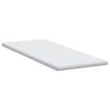Mattress Topper White 70 x 200 x 6 cm Jaquard Fabric 4106187