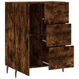 Sideboard Smoked Oak 69.5x34x90 cm Engineered Wood 827937