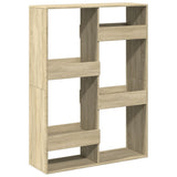 Room Divider Sonoma Oak 100x33x135 cm Engineered Wood 3309557