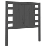 Headboard Grey 106x4x100 cm Solid Wood Pine 818757