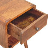 Mini Chestnut Curve Lower Bedside IN3350