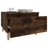 Side Tables 2 pcs Smoked Oak 50x46x35 cm Engineered Wood 819511