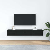 TV Cabinets 2 pcs Black Oak 80x31x25.5 cm Engineered Wood 861511