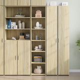 Highboard Sonoma Oak 40x41x185 cm Engineered Wood 3281668