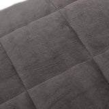 ZNTS Weighted Blanket Grey 120x180 cm 9 kg Fabric 350771