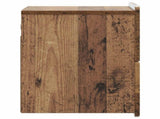 Wall-Mounted Bedside Cabinet 2 pcs Old Wood 33 x 34.5 x 43 cm 898312