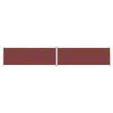 Retractable Side Awning Brown 180x1000 cm 318039