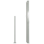 Retractable Side Awning 140 x 300 cm Grey 45357