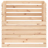 Composter 80x80x78 cm Solid Wood Pine 822187