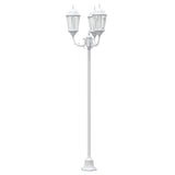 Garden Light White 57 x 49 x 241 cm Aluminium and Glass 42000340