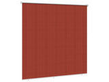 Outdoor Roller Blind 90% UV Block Terracota 180 x 230 cm HDPE 42036005