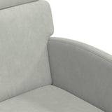 Dining Chairs with Wheels 2 pcs Light grey 58 x 65 x 98 cm 42017875