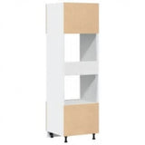 Microwave Cabinet Lyon Old Wood 60x57x207 cm Engineered Wood 3334023