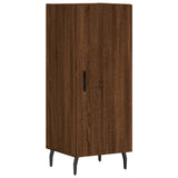 Sideboard Brown Oak 34.5x34x90 cm Engineered Wood 828563
