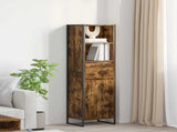 Book Cabinet Smoke Oak 43 x 36 x 150.5 cm Engineered Wood 886626