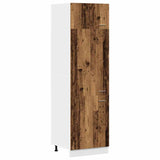 Refrigerator Cabinet Lyon Old Wood 60x57x207 cm Engineered Wood 856125