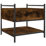 Coffee Table Smoked Oak 50x50x50 cm Engineered Wood 833967