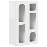 Sideboard High Gloss White 59 x 35 x 100.5 cm Engineered Wood 891338