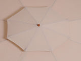 2.7m Elegant Wooden Frame Parasol Umbrella - Beige T3398P317794